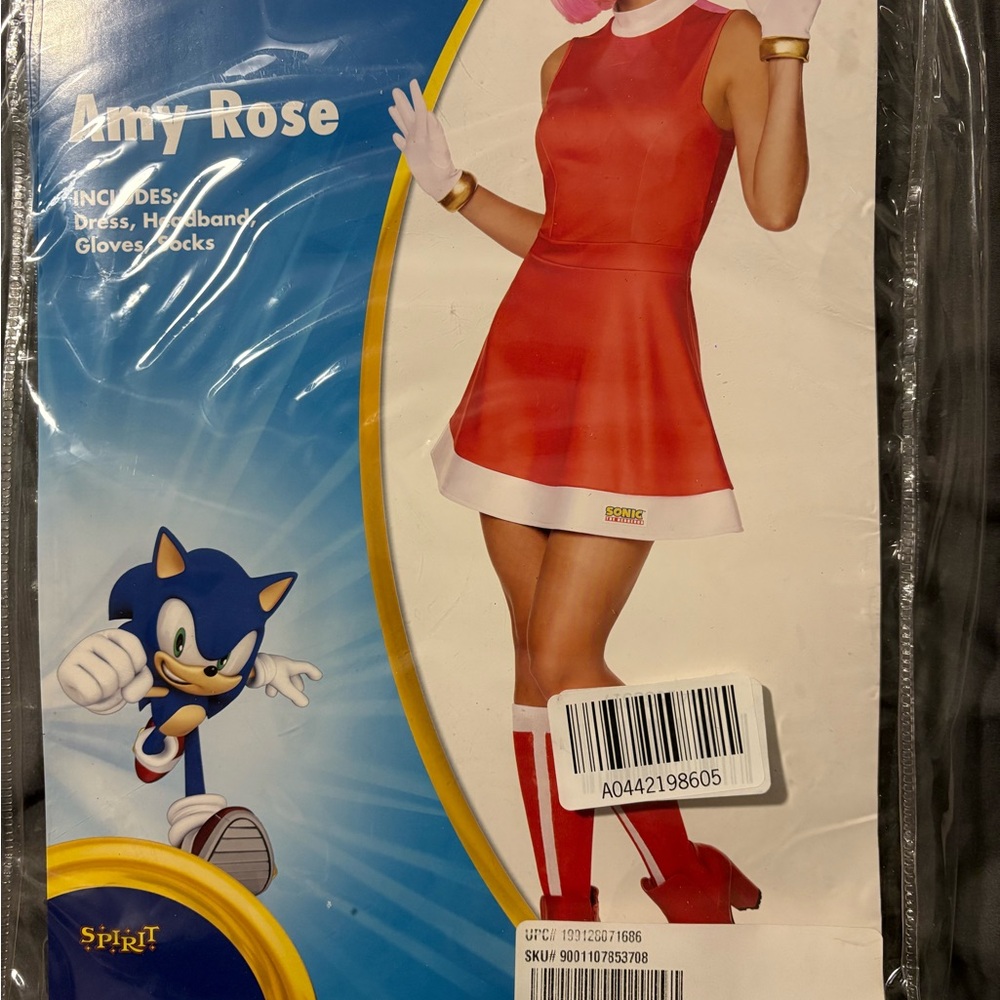 Sonic women’s Amy rose costume